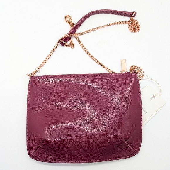 NWT Ted Baker London purple gold mini envelope shoulder bag - Picture 3 of 7